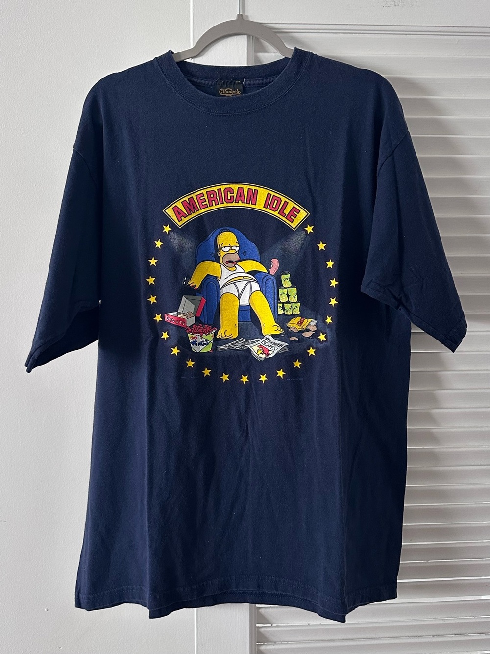 Vintage 1997 Simpsons “American Idle” Homer T-Shirt XL